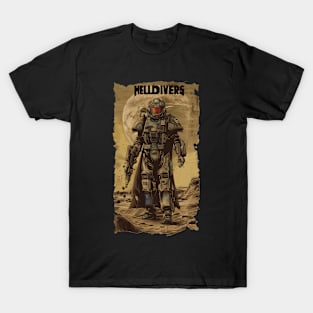 Helldivers 2 Elite Trooper Gamer Gear T-Shirt